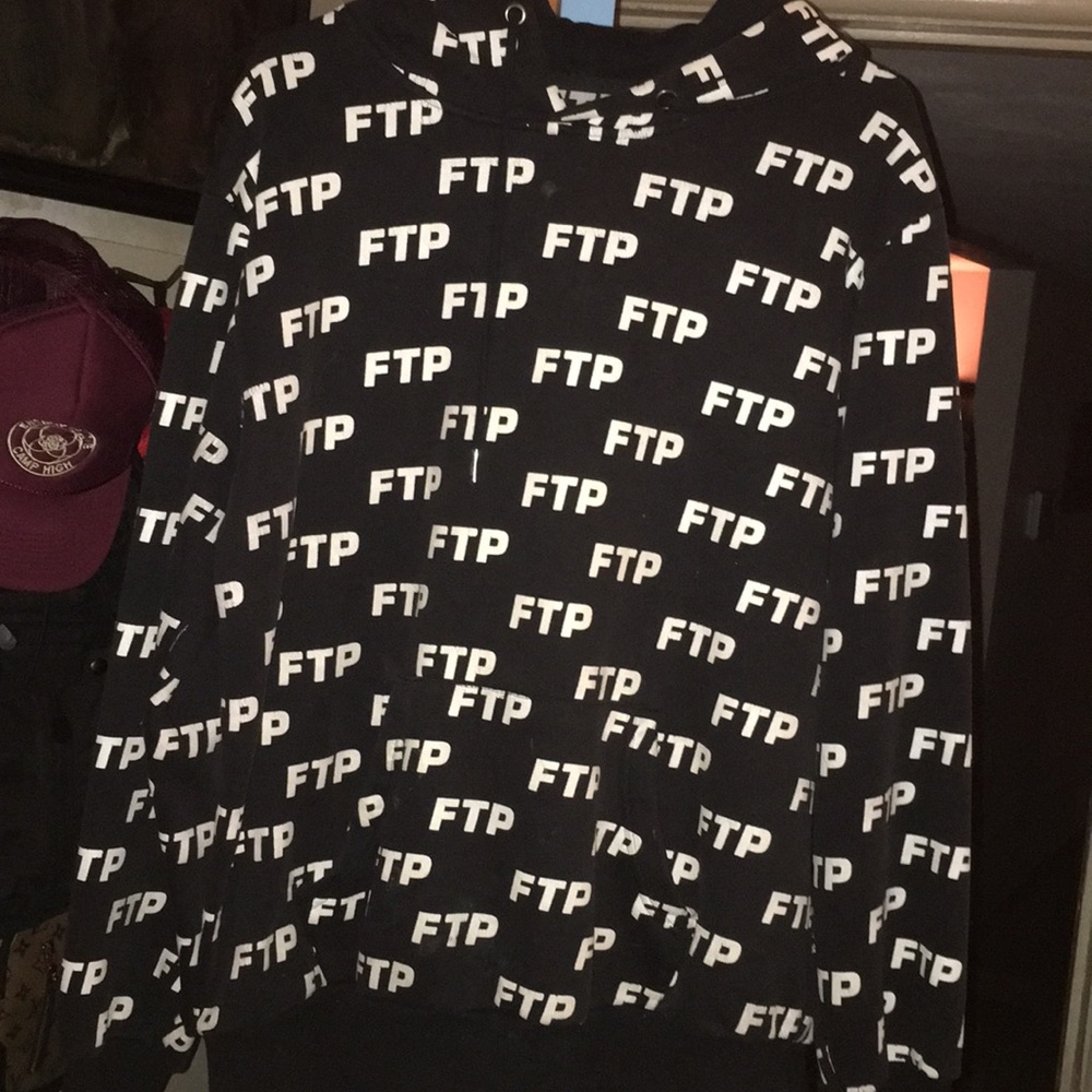 FTP all over hoodie
